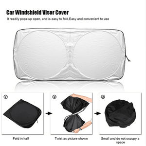 <span class=keywords><strong>Pare</strong></span>-soleil pour <span class=keywords><strong>pare</strong></span>-<span class=keywords><strong>brise</strong></span> de camionnette/voiture, <span class=keywords><strong>protection</strong></span> UV, design professionnel/luxe, en polyester et nylon, pliable - Product Image 5