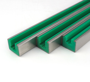 Guides de chaîne et systèmes de rails en plastique moulé par injection résistant à l'usure, sur mesure pour l'industrie, avec rail d'angle - Couleur personnalisée OEM - Product Image 2