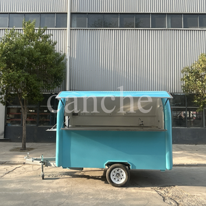 Camión de comida móvil personalizado camión de comida galvanizado remolque de comida a la venta tienda móvil del lado de la calle para negocios personales - Product Image 1