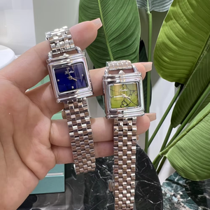 Scottie 9741クォーツ時計女性用防水カラフル市民スクエアステンレススチール腕時計 - Product Image 5