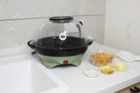 Machine à Popcorn Ronde OEM 800W, Machine à Faire des Popcorns, Machine à Guimauves