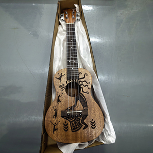 23-inch Ukulele Plywood Guitar <b>Instrument</b> With a Sapele Body Suitable for Educational Purposes and as a Gift. - Product Image 1