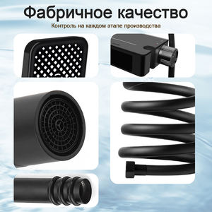 Conjunto de Columna de Ducha de Acero Inoxidable, Grifo de Baño con Sistema Mezclador de Agua Fría, Accesorios para Cabezal de Ducha de Lluvia para Bañera, Adaptador - Product Image 3
