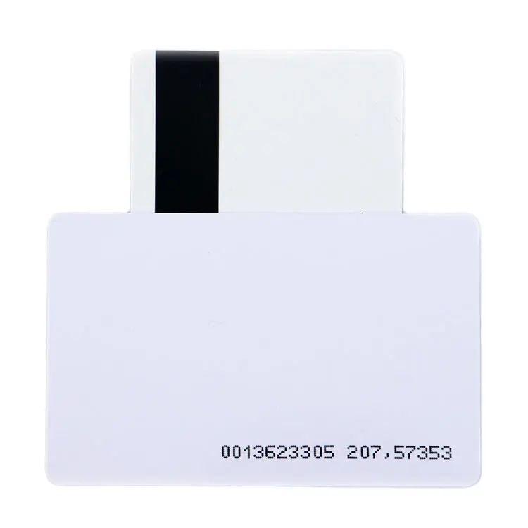 MIFARE R  Classic 1K/4K Blank PVC Cards with HiCo Magnetic Stripe