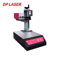 Mesin Penanda Laser UV Mini Portabel 3W 5W 10W untuk Logam