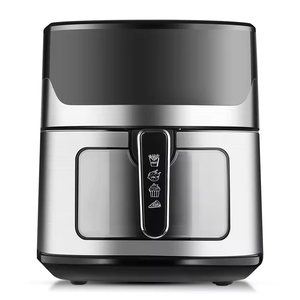 Friteuse à air chaud électrique 1500W, capacité 7L, système de chauffage rapide, circulation d'air à 360°, commande par bouton pour usage domestique en cuisine - Product Image 2
