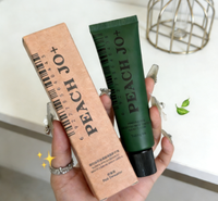 Crème pour les mains minimaliste PEACH JO+ à la pêche avec parfum de thé au dragon de jade - Hydratante et nourrissante
