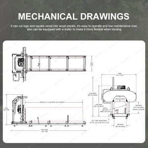 Sierra de cinta hidráulica horizontal HZ127 <span class=keywords><strong>Peterson</strong></span>, aserradero portátil a la venta - Product Image 3