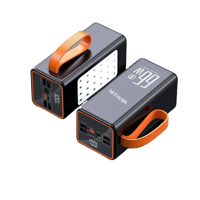 OEM Logo 50000mAh Power Bank with Larger Capacity Portable 70000mAh Super Charger Dual LED Lights Micro USB Input Interface
