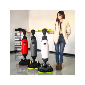 VOL-430 Electric Cleaning Car Sweeper Machine New design mini floor scrubber Double brushes washing machine