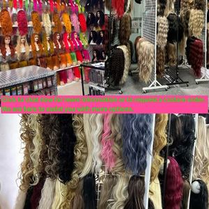 Parrucca Vietnamita in Capelli Umani Vergini Ondulati 360 Full Lace HD Senza Colla con Fascia Invisibile <span class=keywords><strong>Colore</strong></span> Nero <span class=keywords><strong>Naturale</strong></span> Pronta all'Uso - Product Image 6