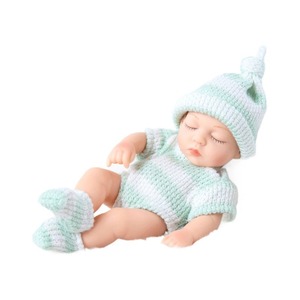 Vente flash : poupées reborn pour bébés de 18 cm, cadeaux pour enfants, poupées réalistes et mignonnes, nouveau-né garçon ou fille, avec vêtements - Product Image 6