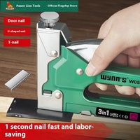 Pistola de Clavos Manual Wynns Tools, Herramienta Multiusos en Forma de U y T para Trabajos en Madera, Decoración, Hierro y Acero, 1 Año de Garantía Industrial