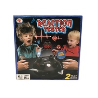 85123 Mini Jeu de table de réaction à choc électrique, Console de jeu de choc, Jeu de roulette à choc amusant, Détecteur de mensonges pour jeux de fête