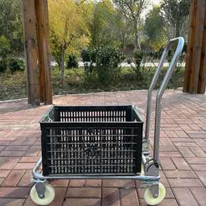 Có thể gập lại thu hoạch Wagon-4-bánh xe di động giỏ hàng cho nhà kính rau & trái cây chọn - Product Image 1