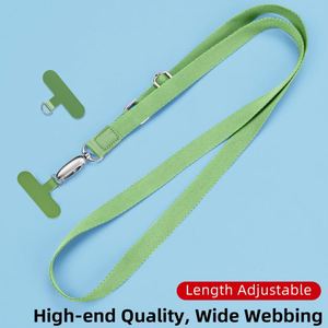 Universal Mobile Phone Lanyard Crossbody Straps for Cell Phone Wide Webbing Keychain <b>Rope</b> with Phone Tether Patch - Product Image 2