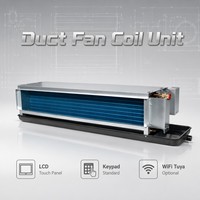 Nouvelle unité de ventilation de plafond à faible bruit DC pour chauffage et refroidissement, conduit à 2 tuyaux pour maison haut de gamme