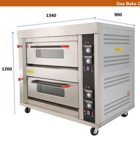 เตาอบเบเกอรี่ 2 ชั้น 4 ถาด เตาอบแก๊สแบบเด็ค ประสิทธิภาพสูง - Product Image 2