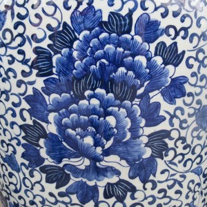 Nhà sản xuất gốm sứ sản xuất bình gốm sứ đứng lớn đặt sàn, kiểu dáng cổ điển, trang trí khách sạn, có thể tùy chỉnh logo. - Product Image 4