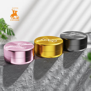 Small Tobacco Tin Can Storage Container Portable Aluminium Metal <b>Herb</b> <b>Jar</b> - Product Image 2