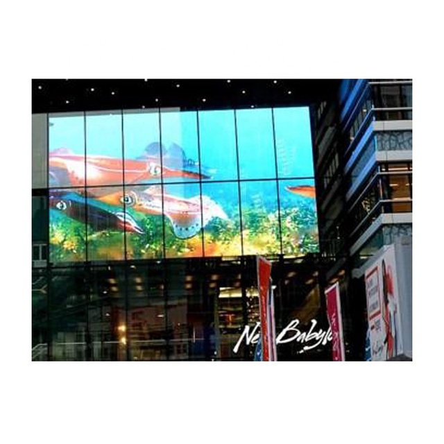 High Brightness Transparent LED Screen Film Display Clear Glass Window LED Transparent Video Wall Flexible Panel LED Screen