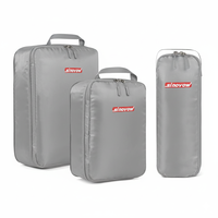 Cubes d'emballage de voyage d'usine avec logo personnalisé OEM ODM pour valise 3 jeux de cubes d'emballage de compression d'organisateur de bagages de voyage