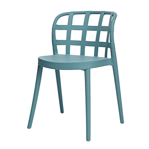 Silla de Plástico Transpirable con Respaldo Abierto para Patio, Jardín o <span class=keywords><strong>Comedor</strong></span> - Product Image 4