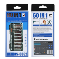 E-durable Offre Spéciale 60 dans 1 Universal Mobile Téléphone Magnétique Jeu de Tournevis Ordinateur Portable Réparation D'ouverture Outils Kit