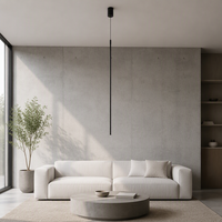 Lustre mural LED moderne pour salon, style minimaliste et luxueux, lampe de comptoir d'entrée, lampe de style ligne de pêche