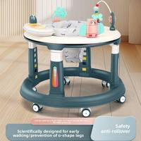 Trotteur Bébé Multifonctionnel Anti-Renversement en Plastique pour Garçons et Filles, Poussette Assise Transfrontalière 7-18 Mois
