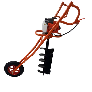 250Mm Lichtmetalen Trolley Aarde Vijzel Met 62cc 48f <span class=keywords><strong>1e48f</strong></span> Motor | Wielsoort Grondboor - Product Image 4