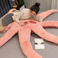Mobilier de chambre en peluche canapé chaise chambre paresseux canapé étoile de mer en peluche personnalisé animal en peluche grande taille pieuvre oreiller en peluche