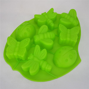 Insecto <span class=keywords><strong>de</strong></span> grado alimenticio 3D libélula mariposa mariquita forma silicona Chocolate pastel hornear <span class=keywords><strong>molde</strong></span> - Product Image 5