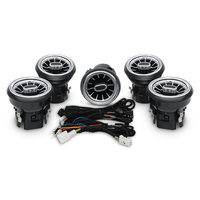 Diffuseur d'air LED pour Mercedes-Benz Classe A W176 CLA W117 2013-2019, 12 couleurs RGB, éclairage ambiant LED
