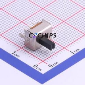 SS22D03L5 Slide Switch Through hole Component (THT) Switch Double Pole Double Throw Rectangle Pin Header PC Pin 8.6mm - Product Image 2