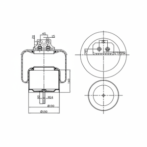 Soffietti, Sospensioni Pneumatiche Adatte per Molle ad Aria IVECO 290.1.420 - Product Image 1