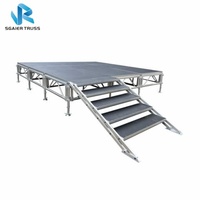 Scène d'assemblage en aluminium, plateforme de scène, scène de mariage, petite scène de concert – Fournisseur direct usine