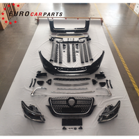 Vito W447 Mise à niveau vers 2024 ans Kit de carrosserie Ancien à nouveau style pour la classe V 16-23y Conversion Bodykit Pare-chocs de voiture Phares Ensemble complet