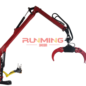 נגר הידראולי atv טרקטור עצים מנוף עץ עם בום טלסקופים 6.5 מטר - Product Image 6