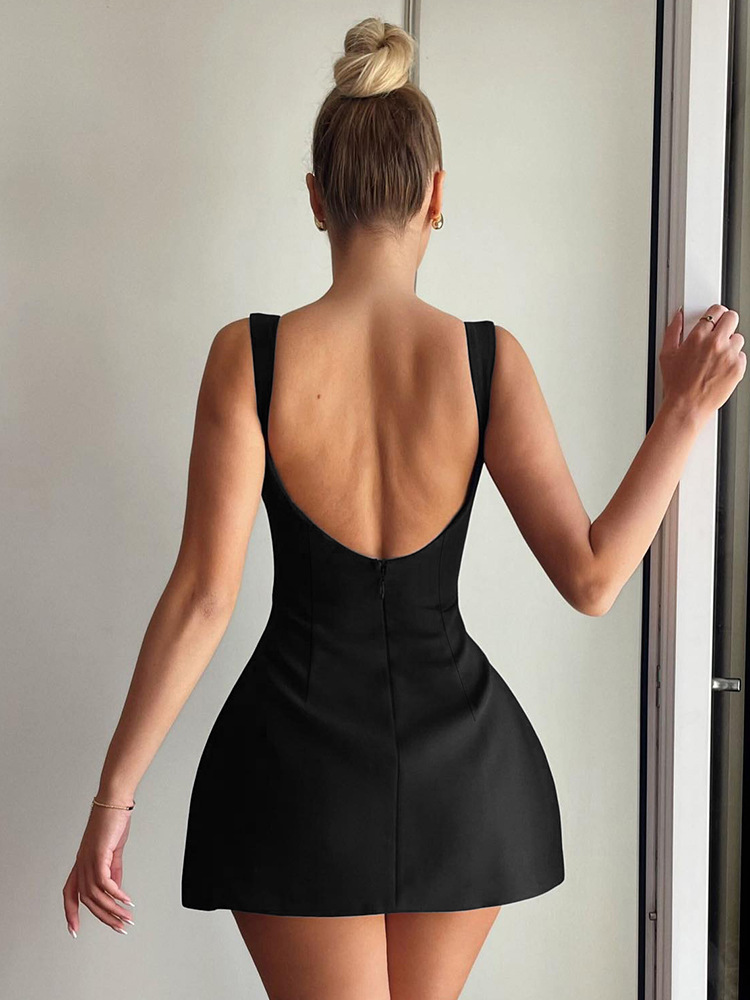 Hot Sale Women's Panties Backless Dresses Ladies Slim Short Dress|  Alibaba.com