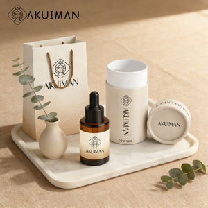 Envase de lujo con aplicador de 2oz para aceite de barba, botella vacía con gotero, precio razonable. - Product Image 1