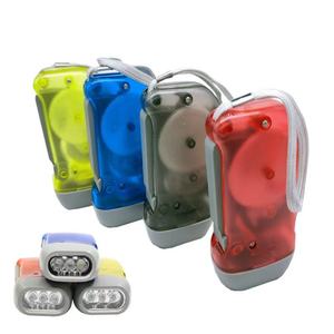 3LED tay nhấn Crank điện gió lên đèn Pin Dynamo Torch ánh sáng tay Báo Chí Crank cắm trại đèn ánh sáng ngoài trời cắm trại du lịch - Product Image 2