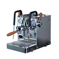Machine à expresso semi-automatique de qualité commerciale VOKA VK-7123A, 2L, acier inoxydable, double chaudière, tête de brassage E61