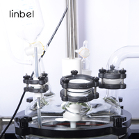 Réacteur en verre 1L 5L 10L 20L 50L 100L 200L, Bouteille de collecte en verre