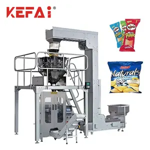 ماكينة KEFAI عالية الجودة لوزن وتغليف كريسب بطاطس VFFS