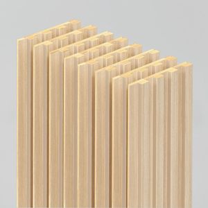 MOONA Lightweight Durable Paulownia Pine Plywood MDF Solid Wood Sound-Absorbing Anti-slip Customized Sizes Easy DIY Wall Panels