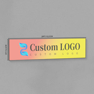 Letrero Luminoso de Aleación de Aluminio de 20*5 Pies, Letrero LED para Cafetería, Decoración de Letreros, Letrero de Calle Personalizado, Letrero Colgante para Publicidad Interior, Portátil - Product Image 1