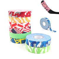 Bande adhésive sportive en tissu de coton avec colle à l'oxyde de zinc, résistante à l'eau et respirante pour bâton de hockey sur glace - Direct usine