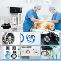 Dispositif de surveillance vétérinaire de poste de travail d'anesthésie professionnel, ventilateur mobile de gaz d'anesthésie animale, équipement vétérinaire