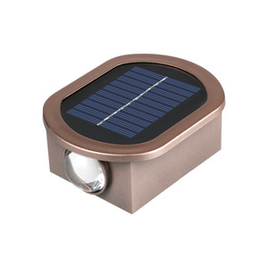 Lampe murale d'extérieur solaire LED 12V, angle de faisceau de 20 degrés, diffuseur en polycarbonate pour l'éclairage de jardin, patio, clôture - Product Image 2